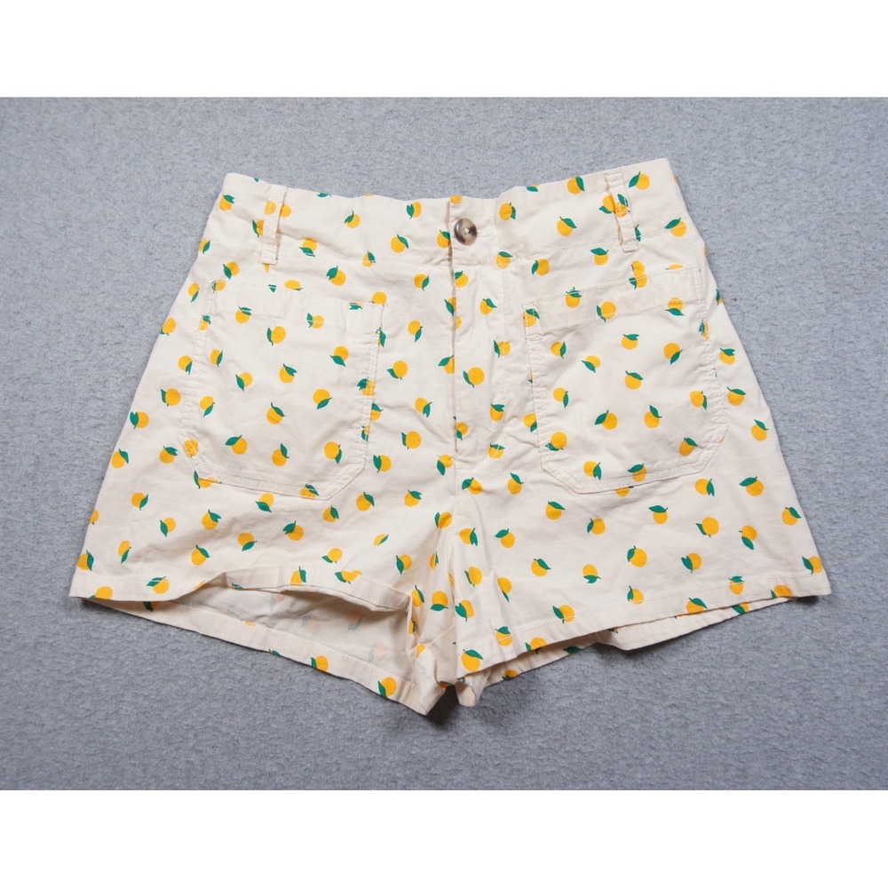 Maeve Shorts Womens 30 White Cream The Collette Lemon High Rise Anthropologie